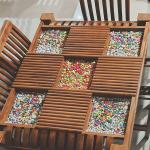 Teak Wooden Dining Table Set