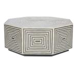 Hexagon Metallic Coffee Table