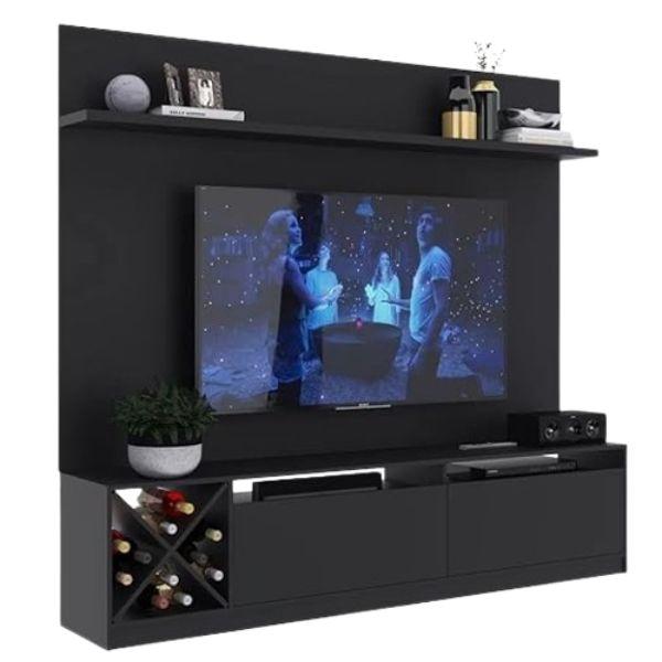 UNGROL NISHAL Wooden Wall Mounted TV Unit