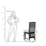 Avan Solid Wood Dining Set Six Seater