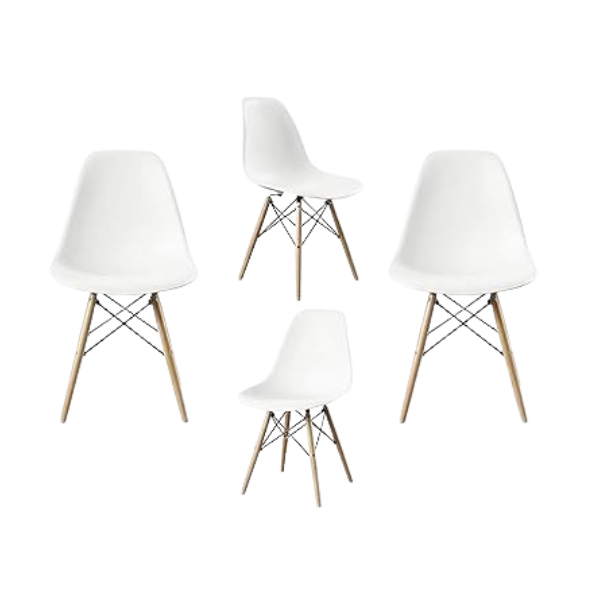 Wooden High Back Chair