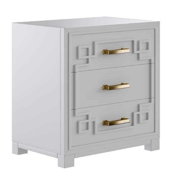 Bedside Table with Drawers